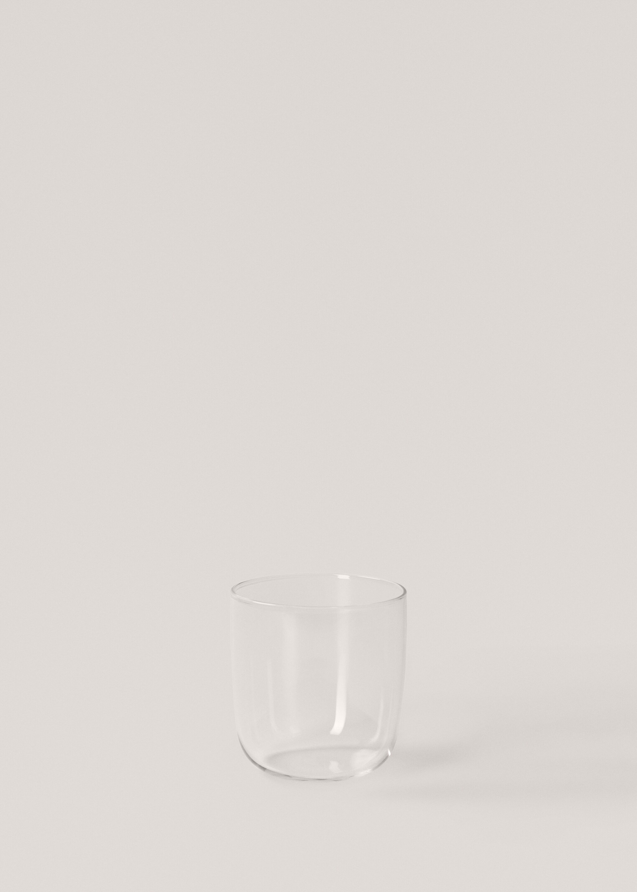 Verre en borosilicate lisse moyen - Article sans modèle