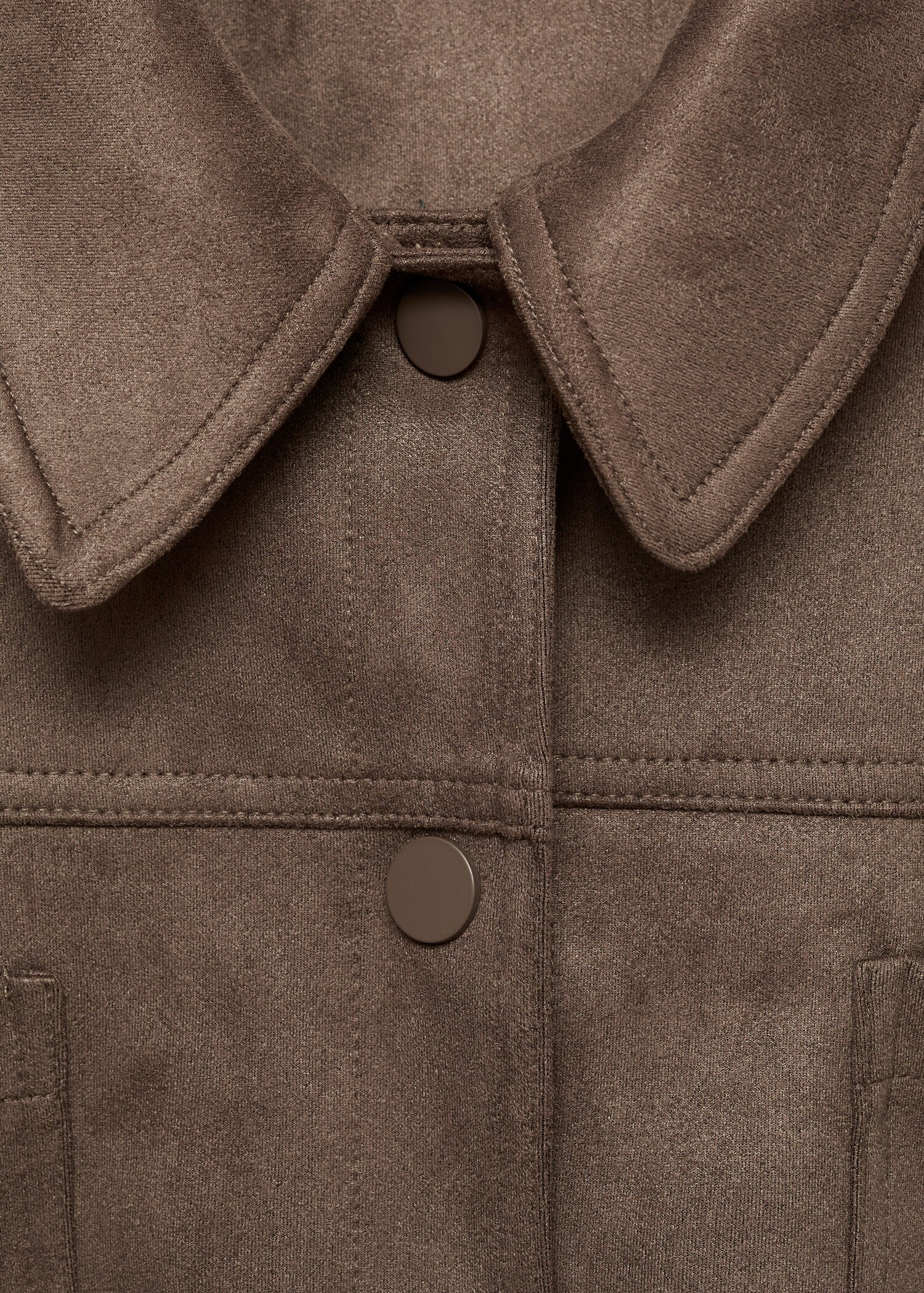 Leather-effect jacket with pockets - Details of the article 8