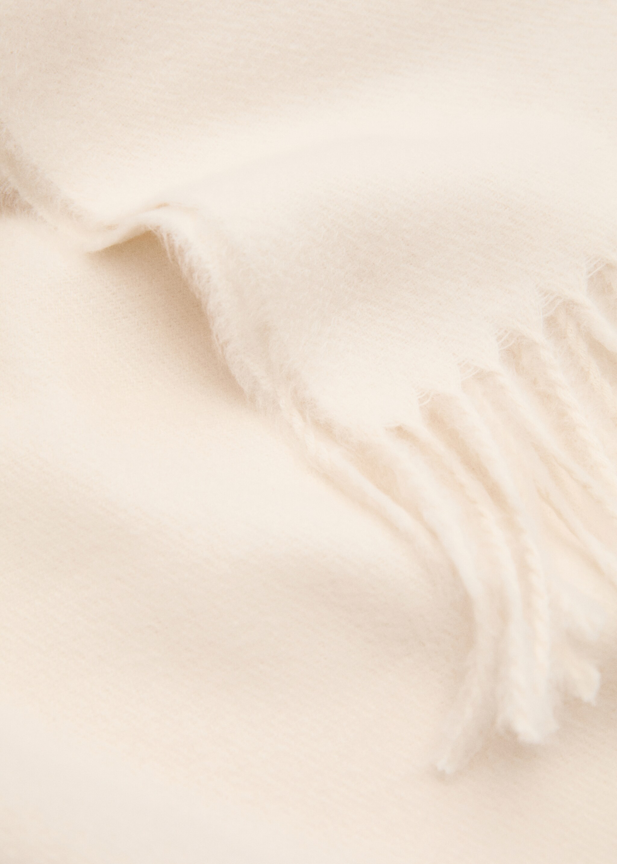 Fringed edge scarf - Medium plane