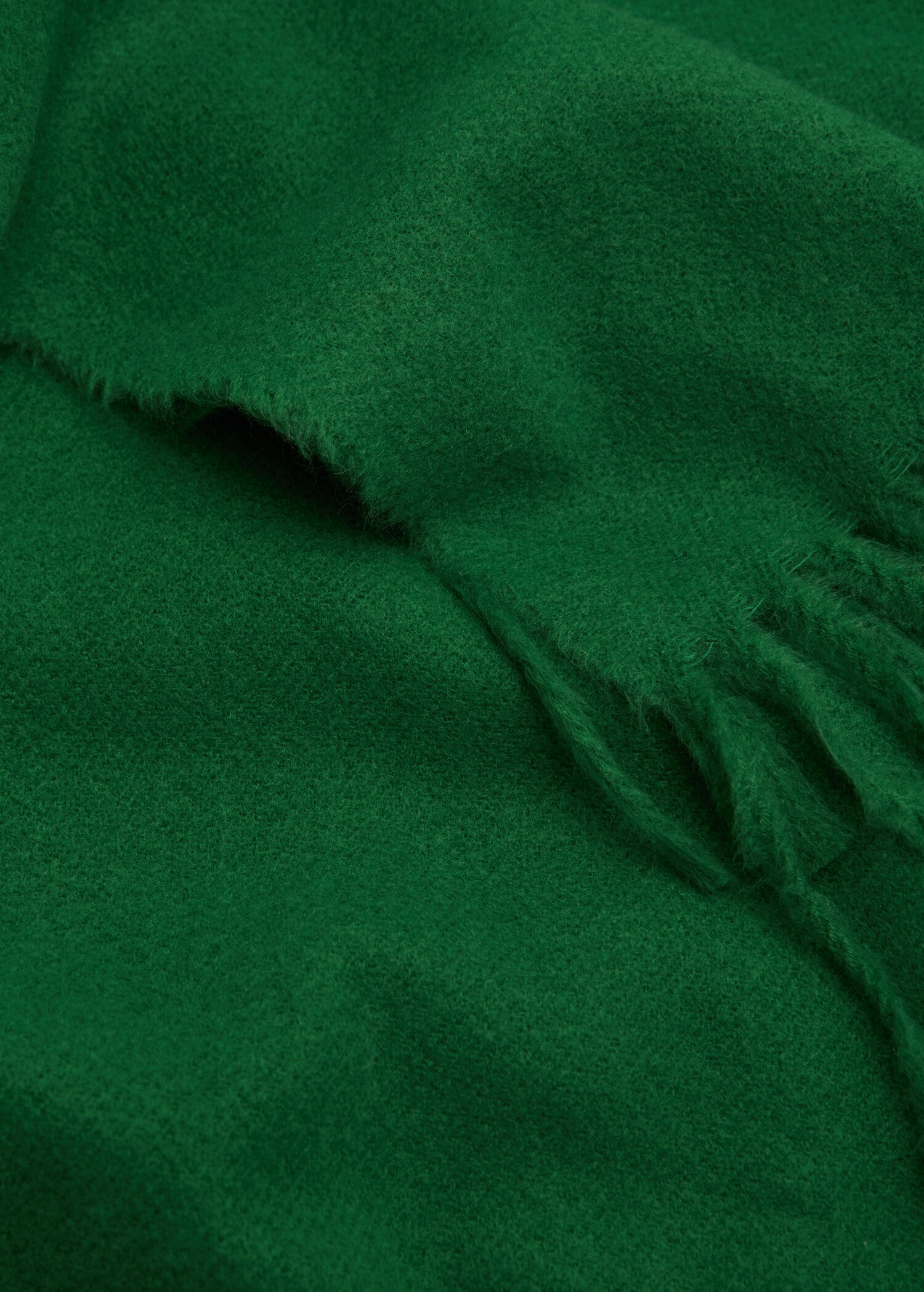 Fringed edge scarf - Medium plane