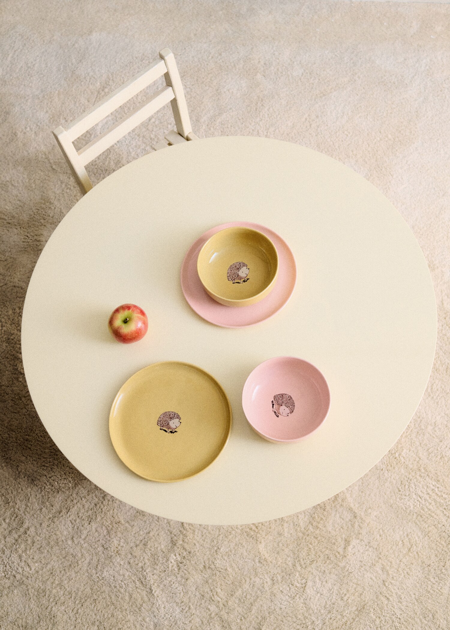 Steingut-Dessertteller mit glattem Design - Detail des Artikels 5