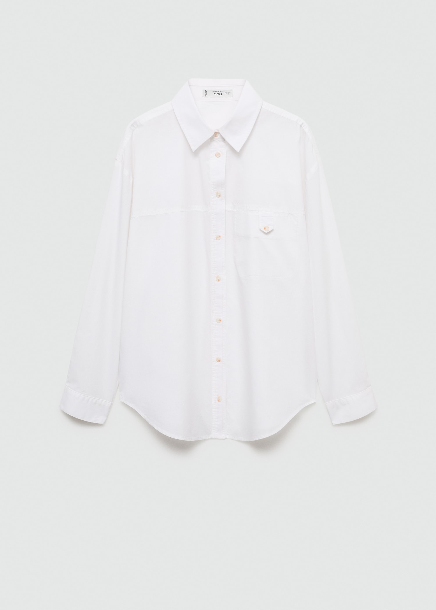 Camisa algodón botón decorativo - Artículo sin modelo