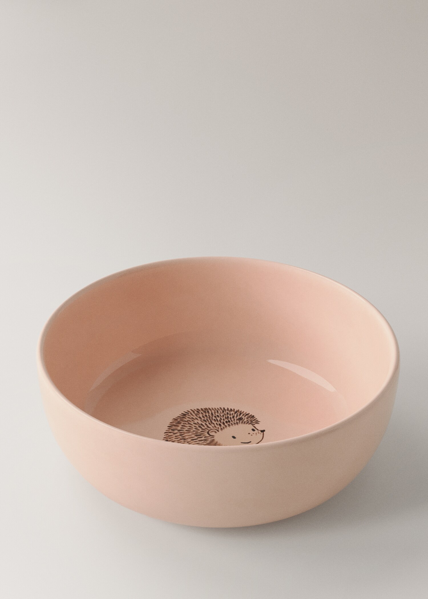Medium stoneware bowl with plain design - Details of the article 1
