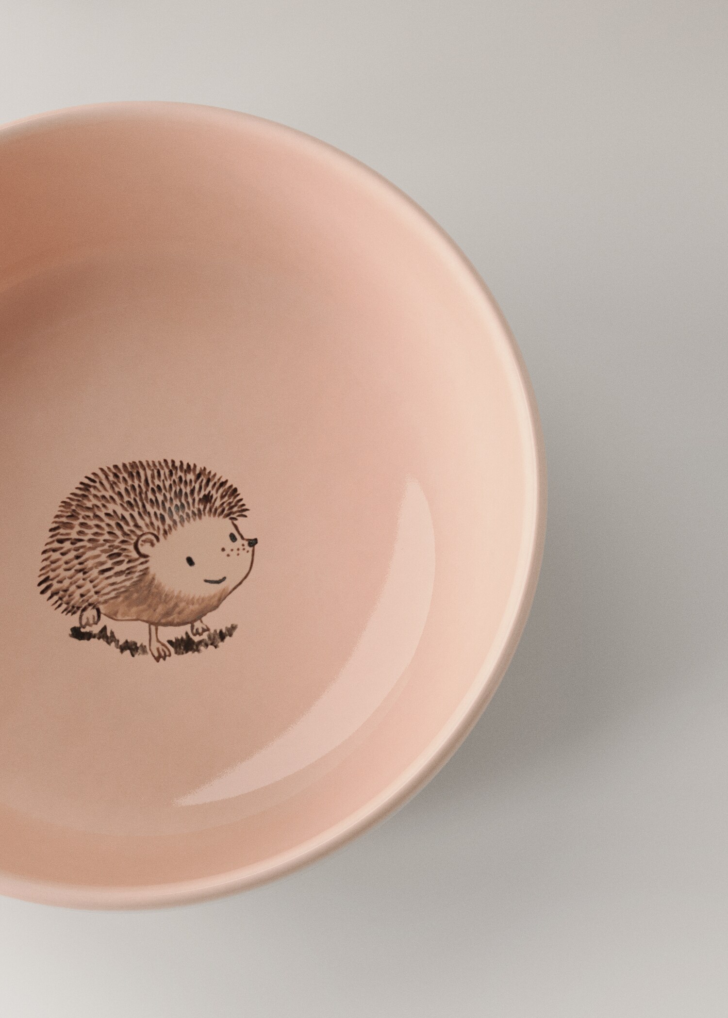 Medium stoneware bowl with plain design - Details of the article 2