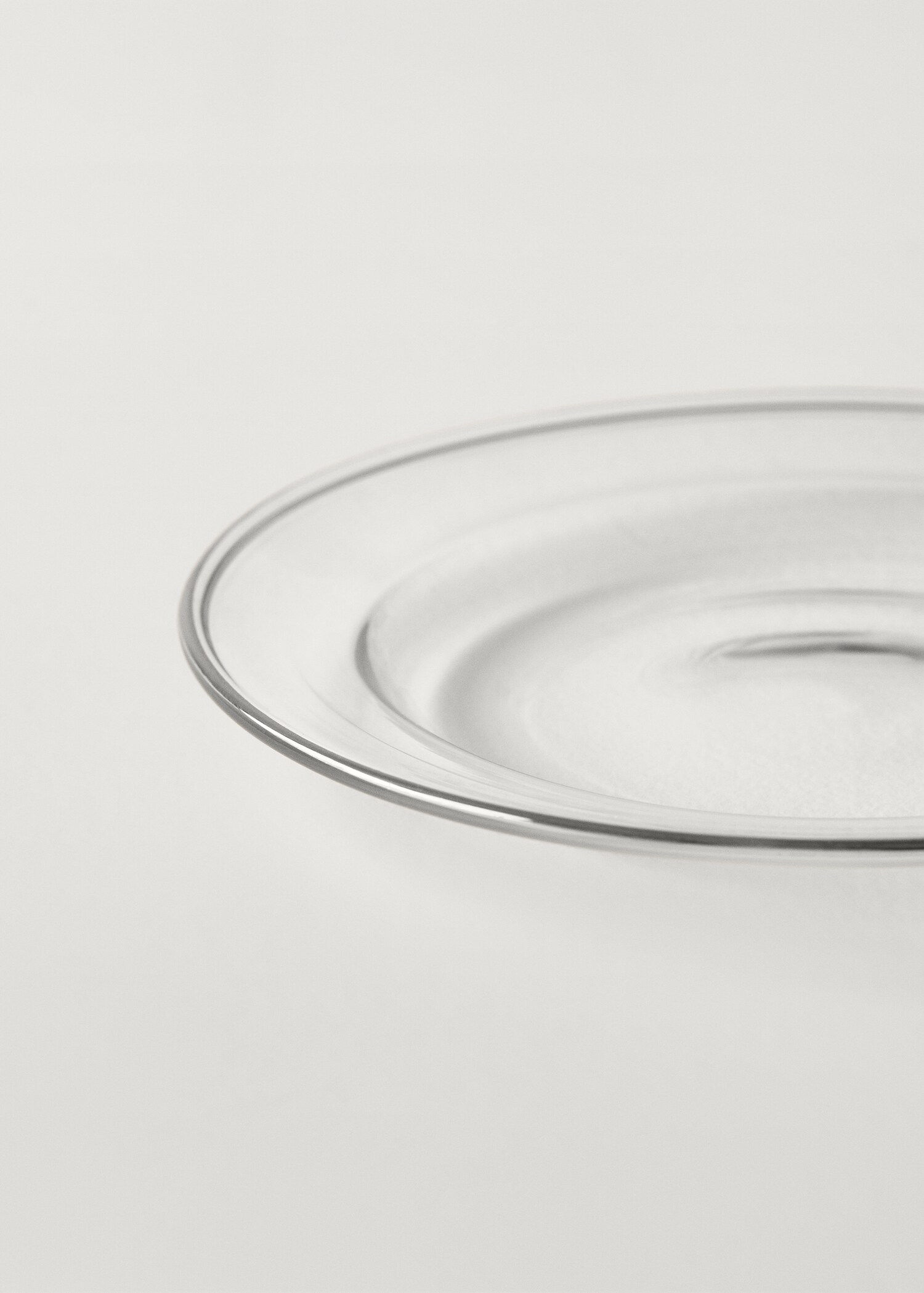 Silver edge borosilicate plate - Details of the article 1