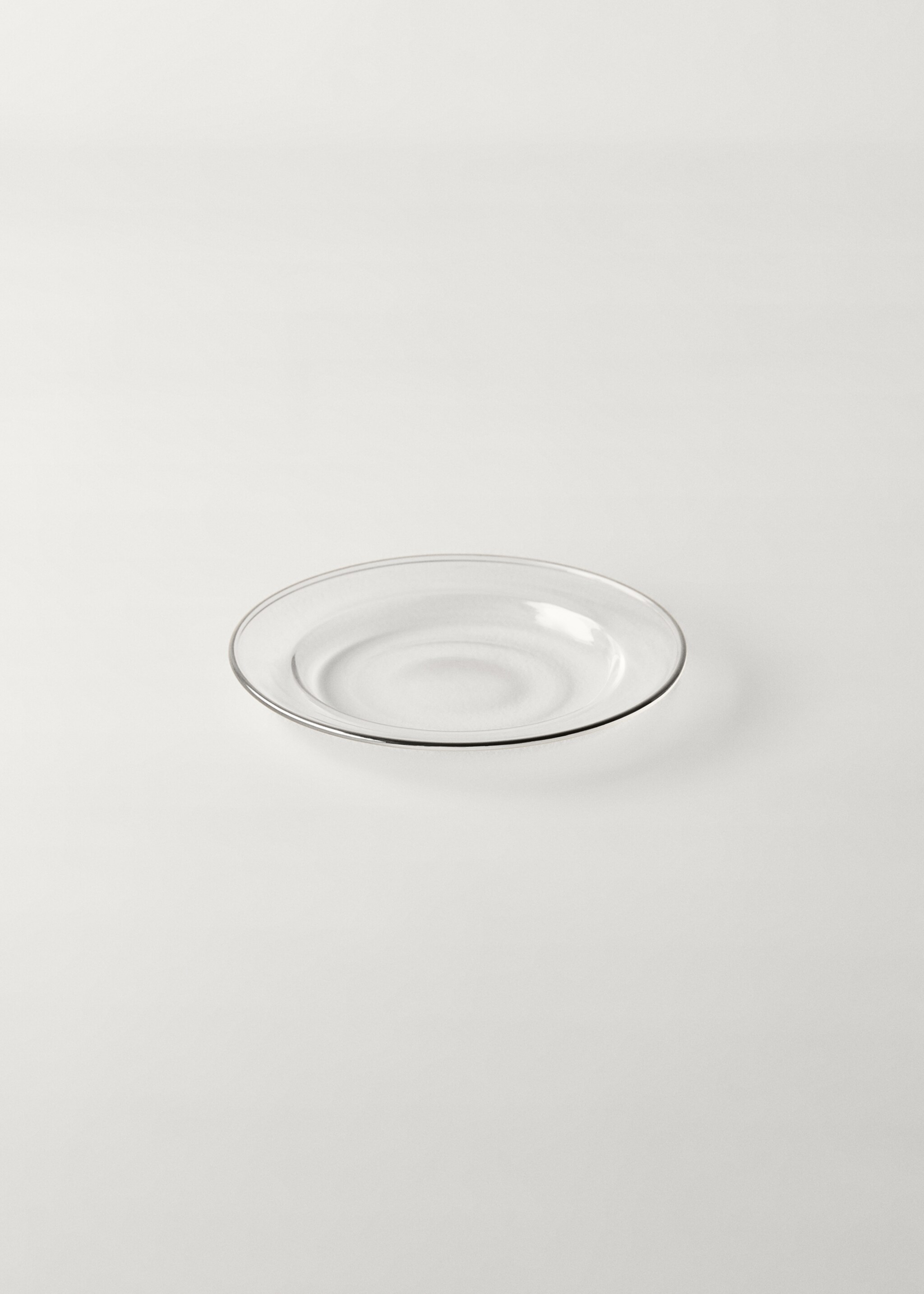 Silver edge borosilicate plate - Details of the article 2