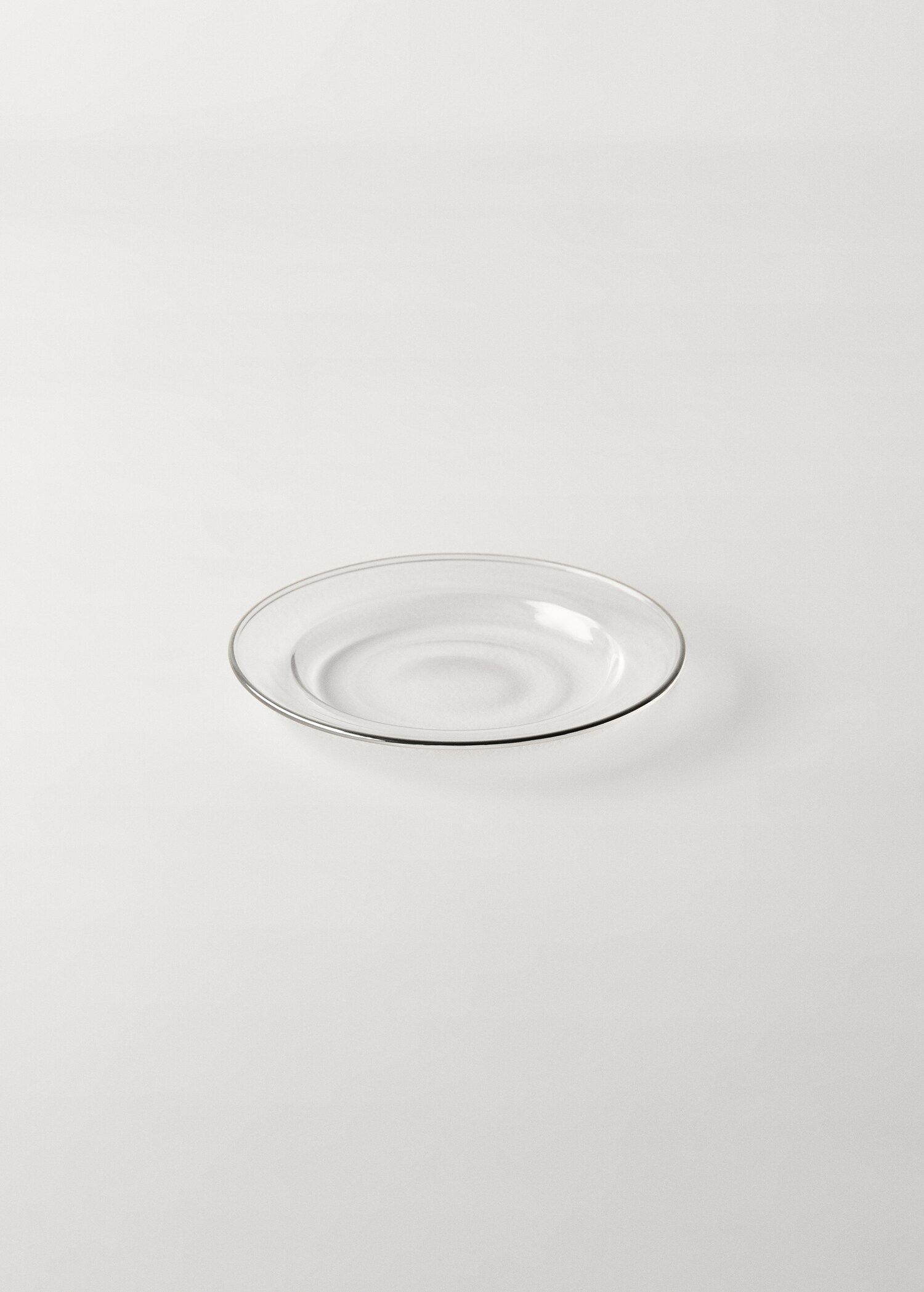 Silver edge borosilicate plate - Details of the article 2