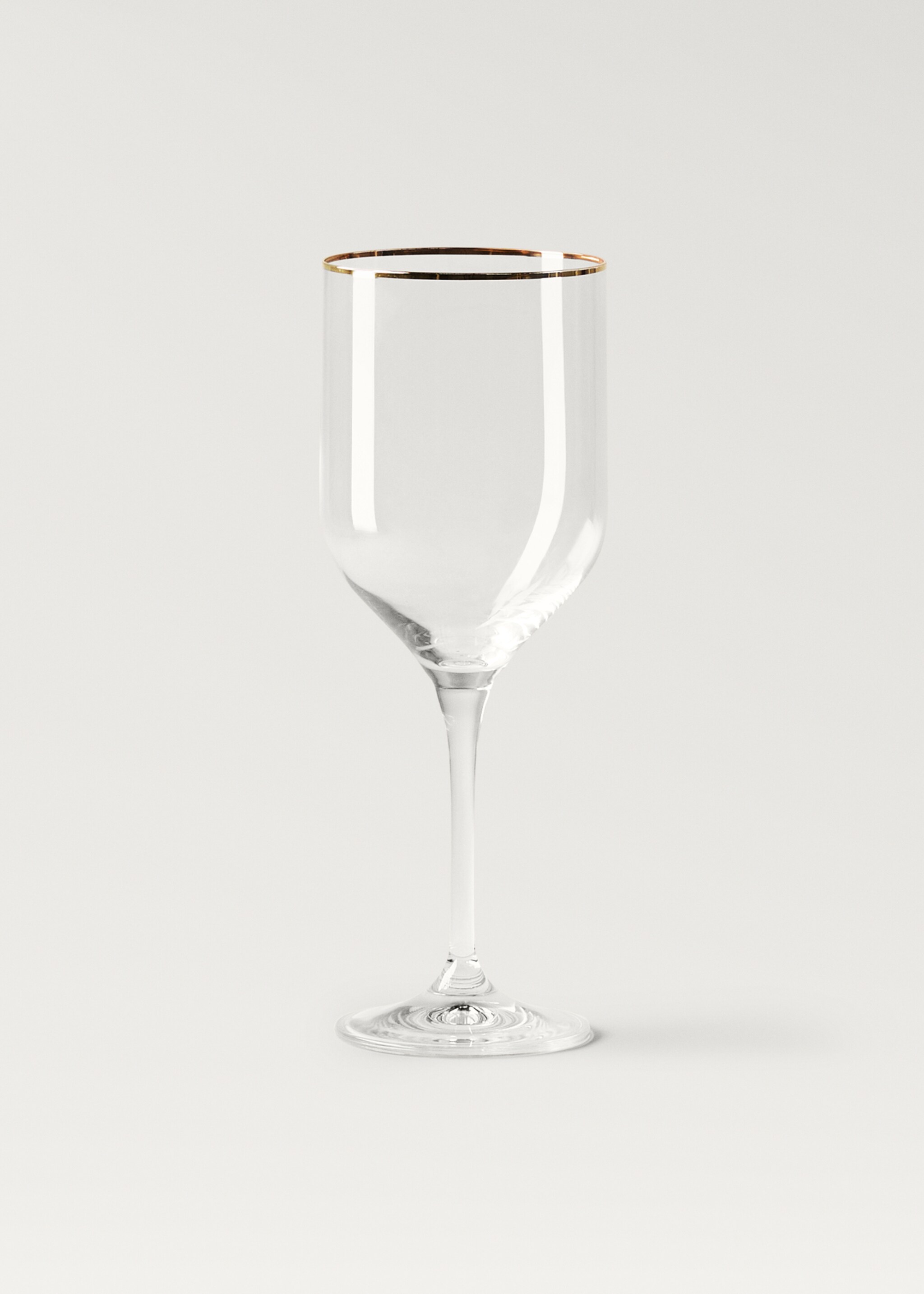 Copa cristal detalle dorado - Artículo sin modelo