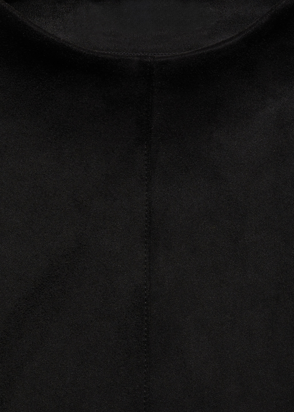 Faux-leather t-shirt