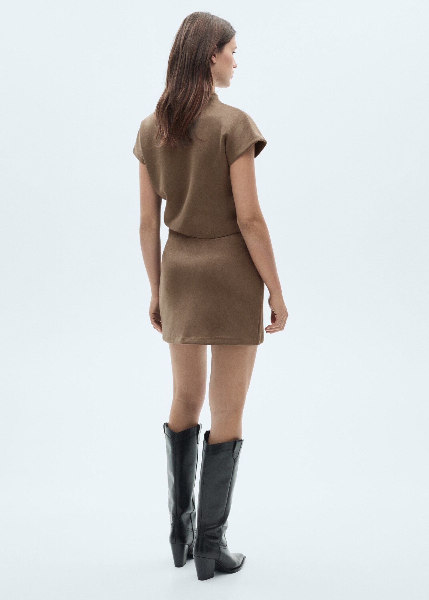 Leather-effect t-shirt - Reverse of the article