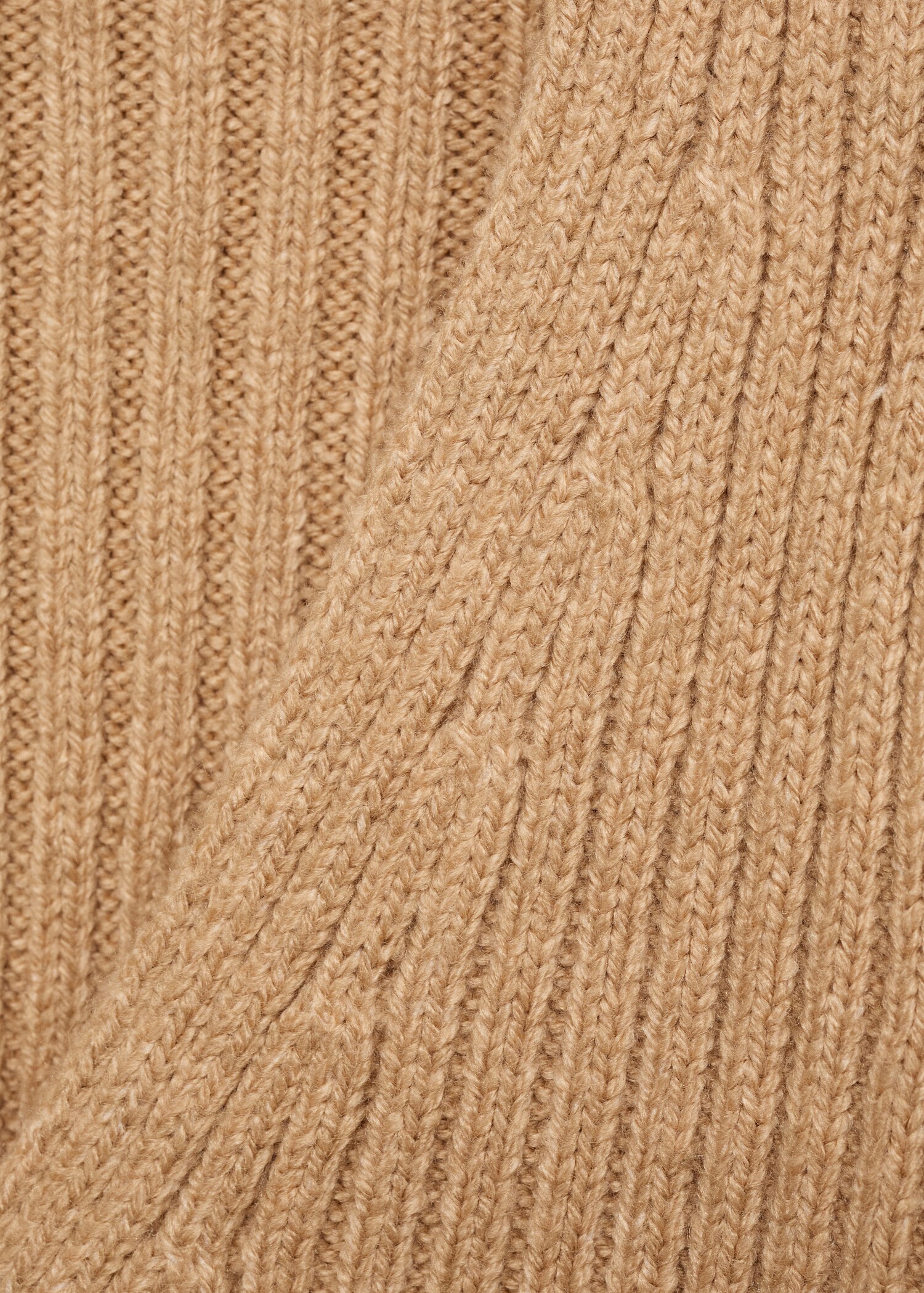 V-neck ribbed cardigan - Details of the article 0