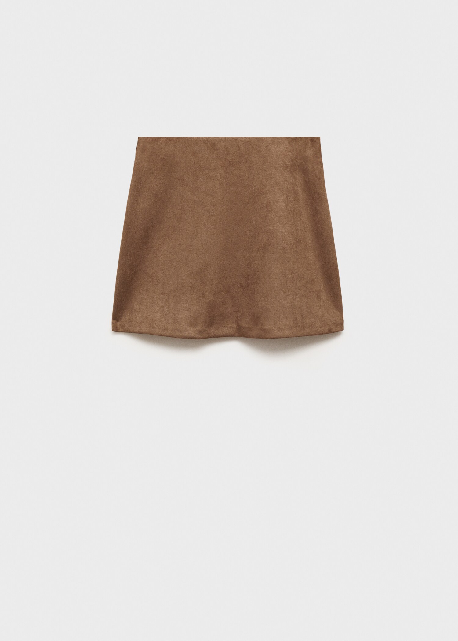 Leather-effect mini-skirt - Article without model