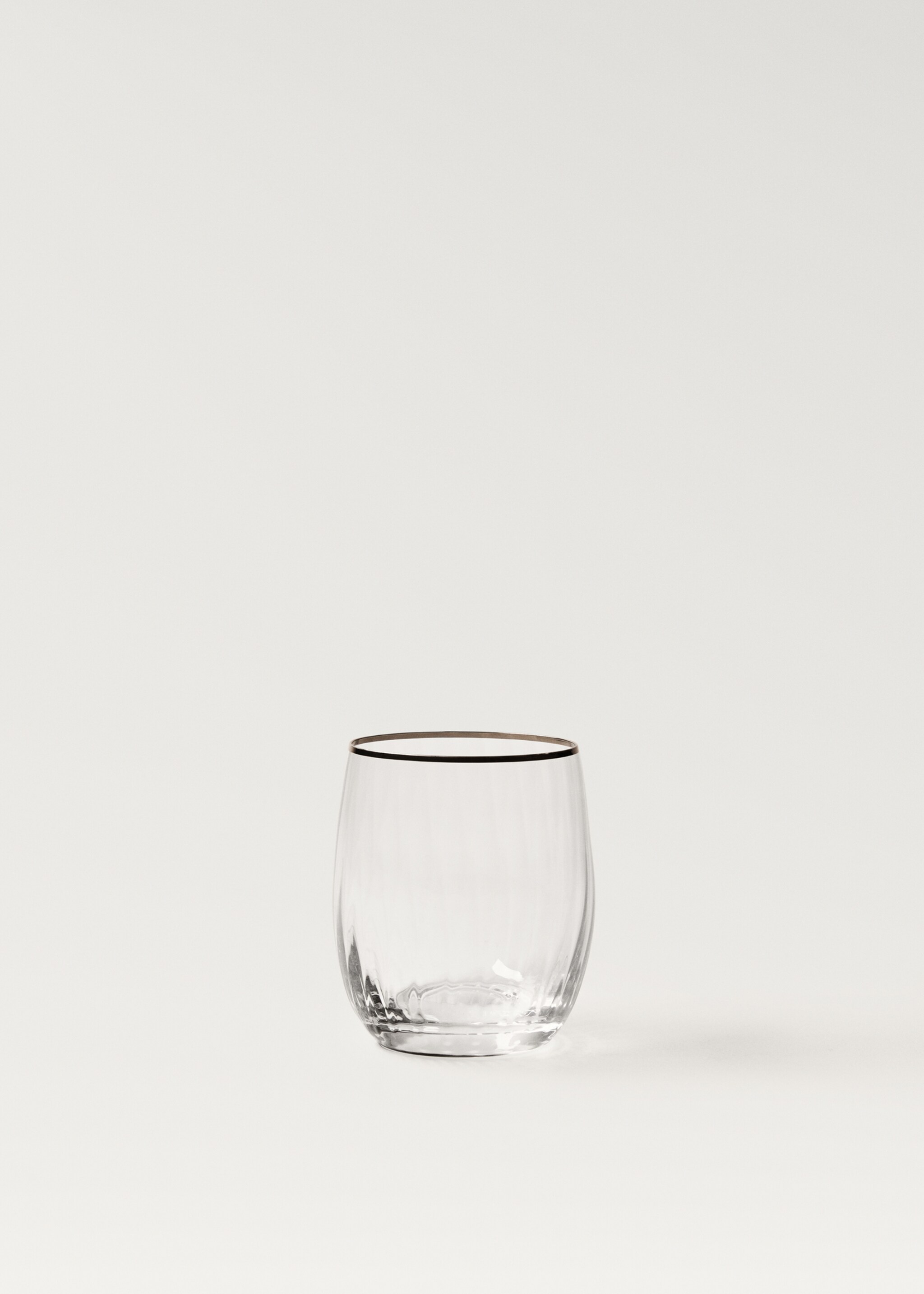Verre cristal relief rayures - Article sans modèle