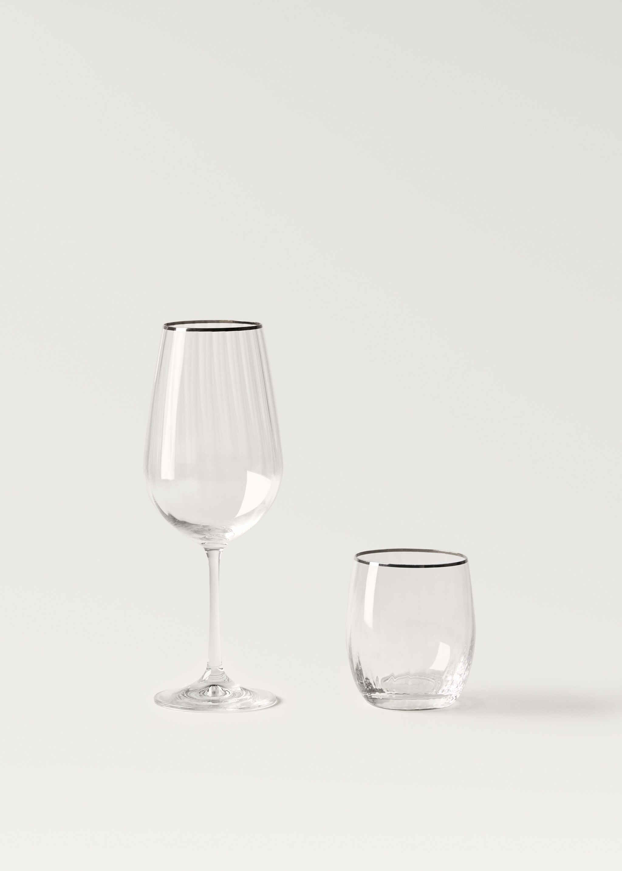 Verre cristal relief rayures - Détail de l'article 3