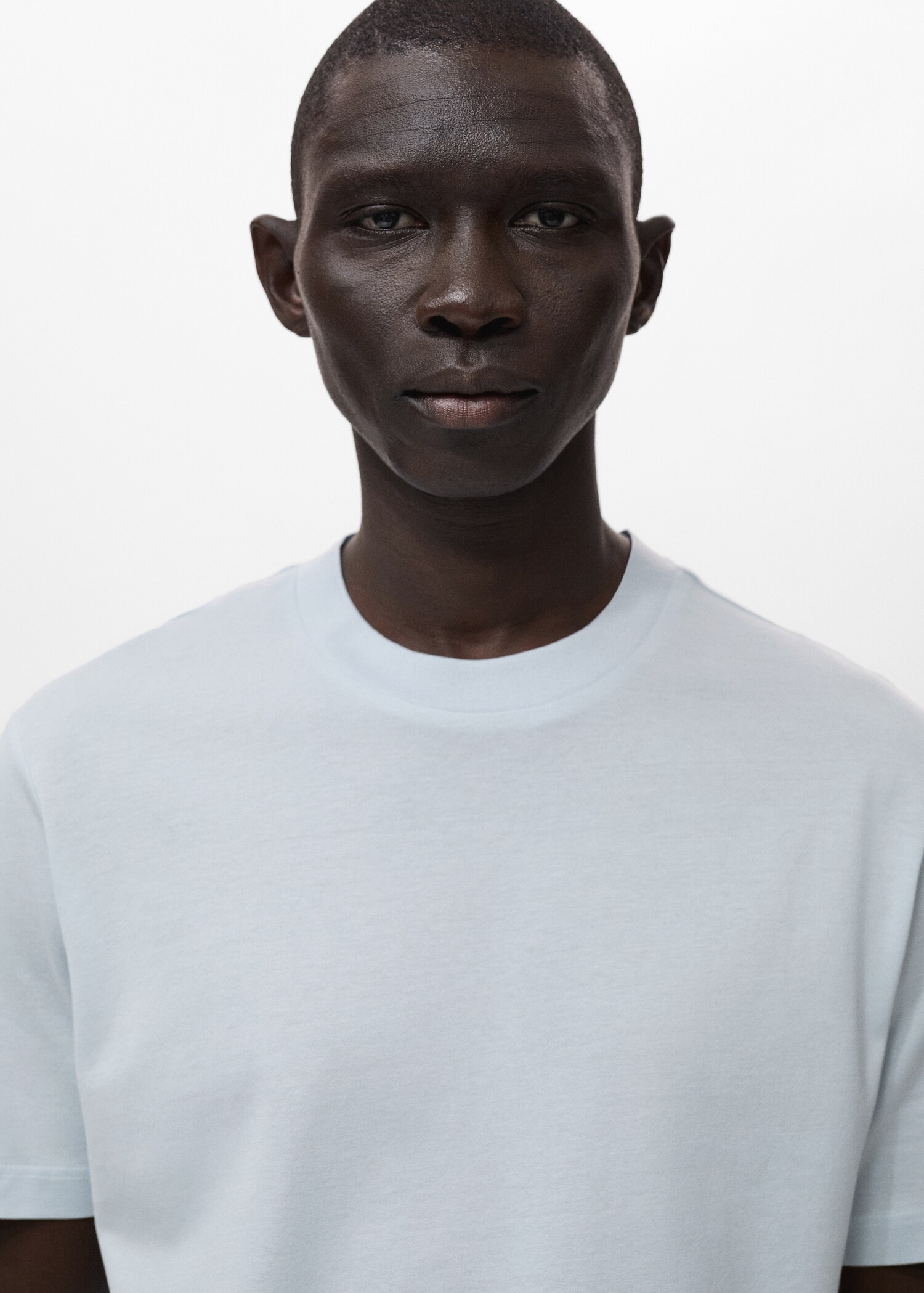 Slim-Fit-T-Shirt aus 100 % Baumwolle - Detail des Artikels 1