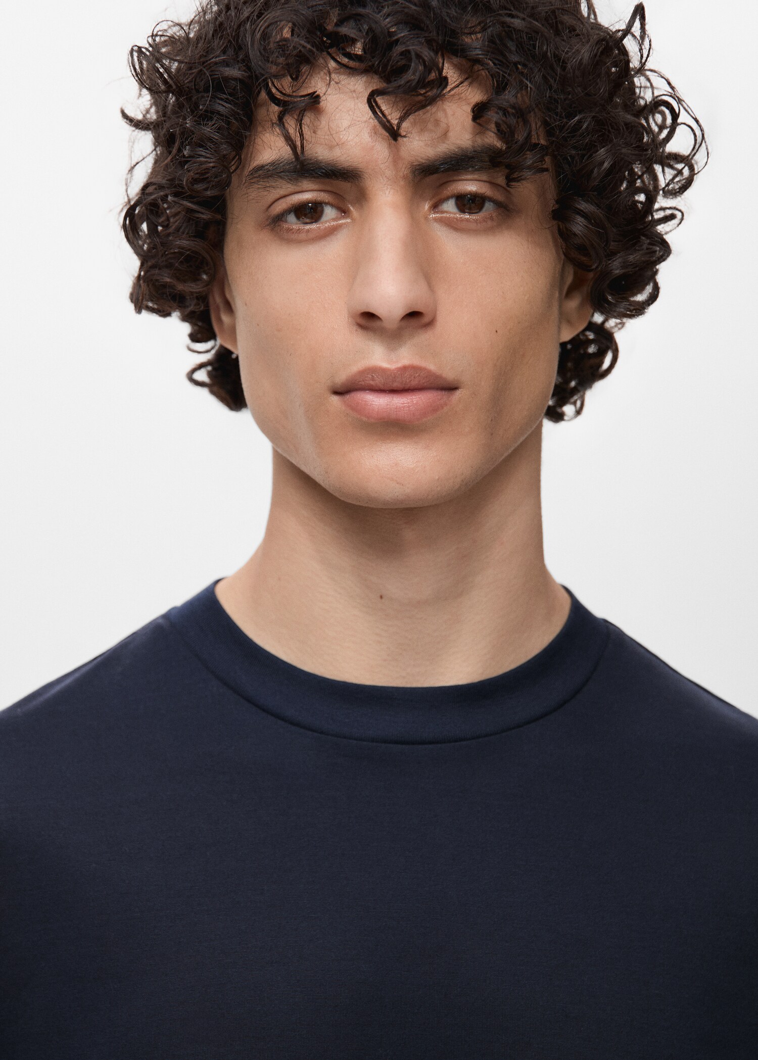 Slim-Fit-T-Shirt aus 100 % Baumwolle - Detail des Artikels 1