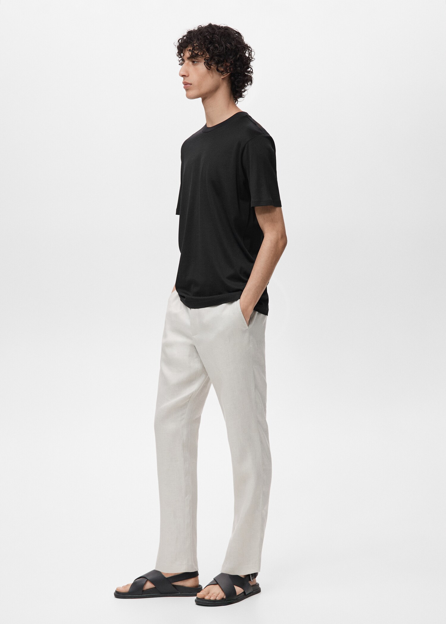 Camiseta 100% algodón slim fit - Detalle del artículo 2