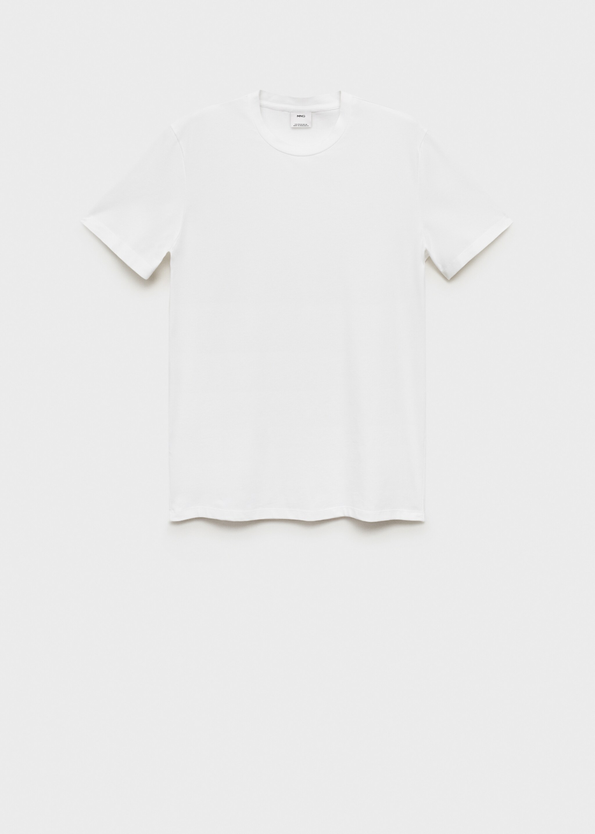 Stretch cotton T-shirt - Article without model