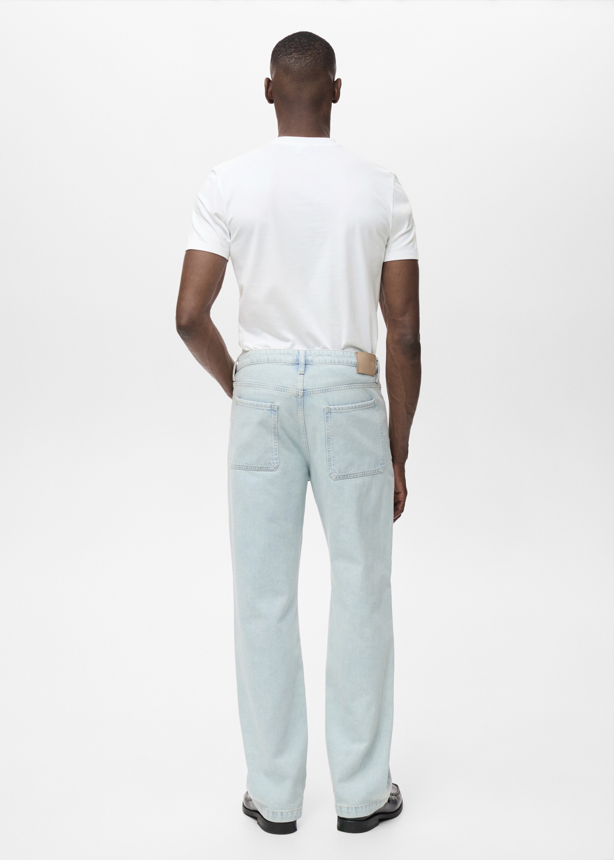 Stretch cotton T-shirt - Reverse of the article