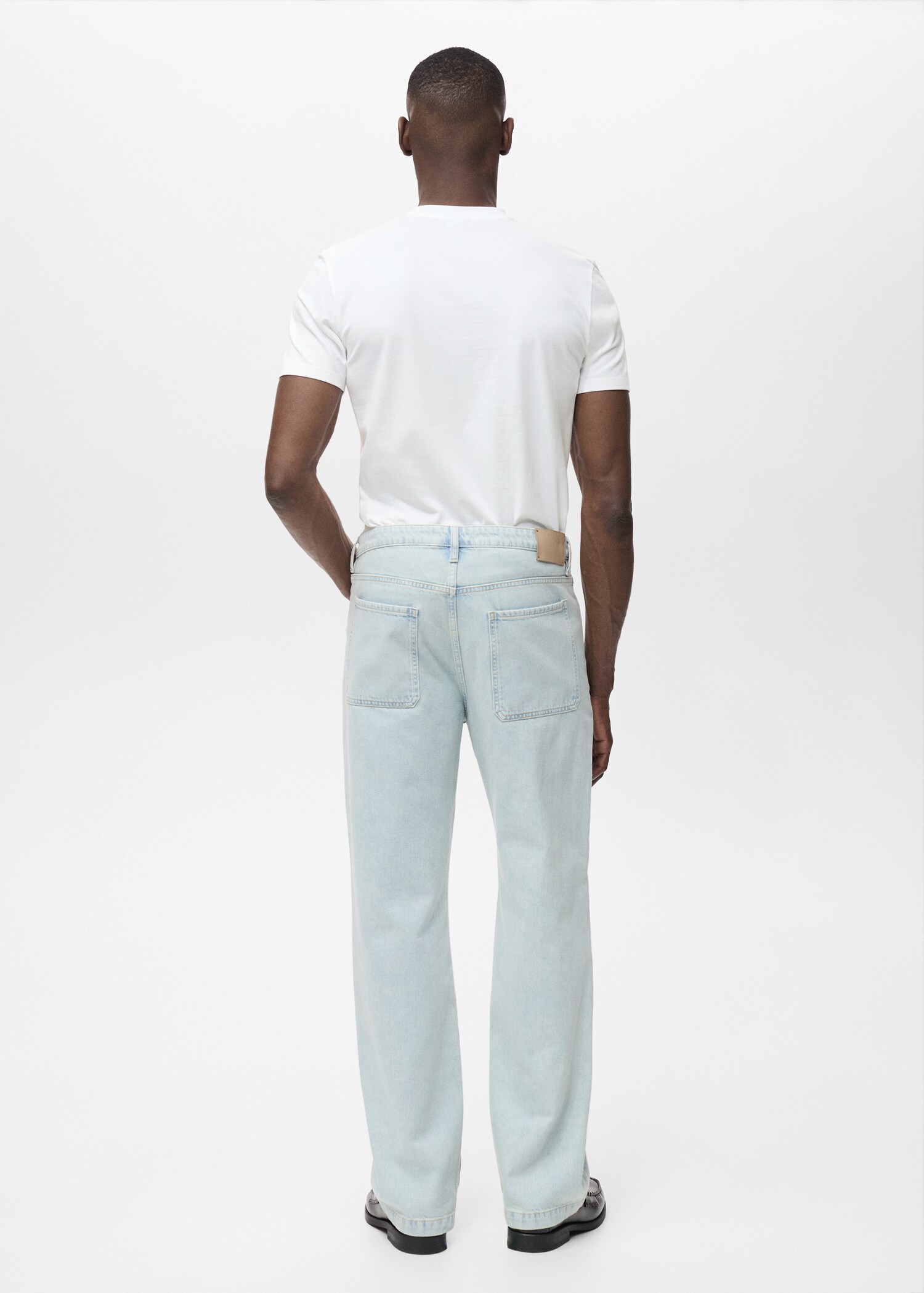 Stretch cotton T-shirt - Reverse of the article