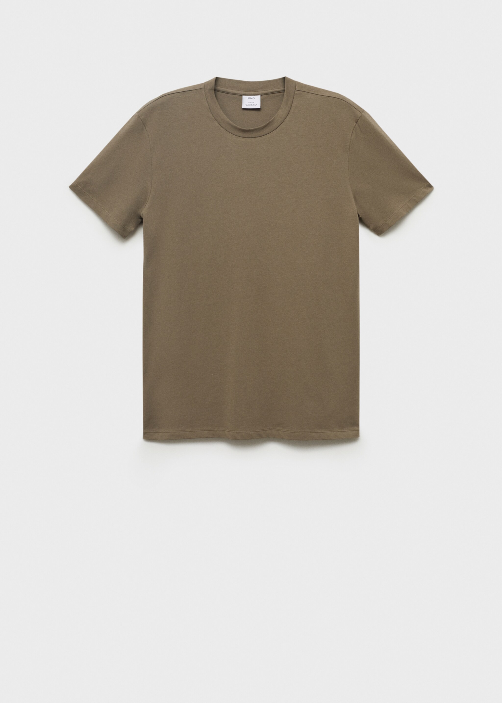 Stretch cotton T-shirt - Article without model