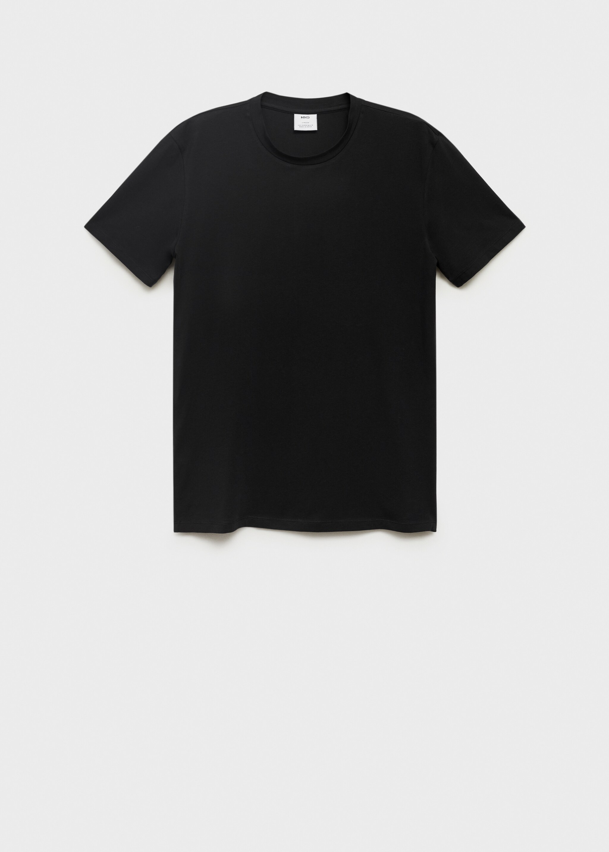 Stretch cotton T-shirt - Article without model