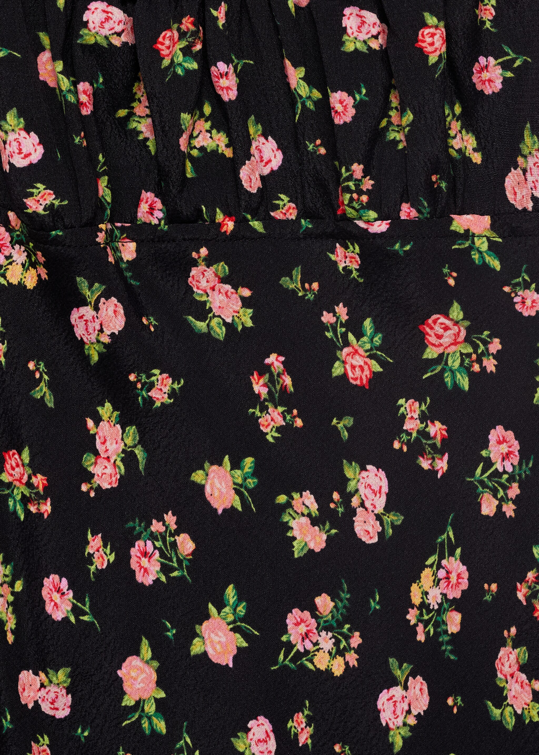 Short dress with ruched neckline - Details of the article 0