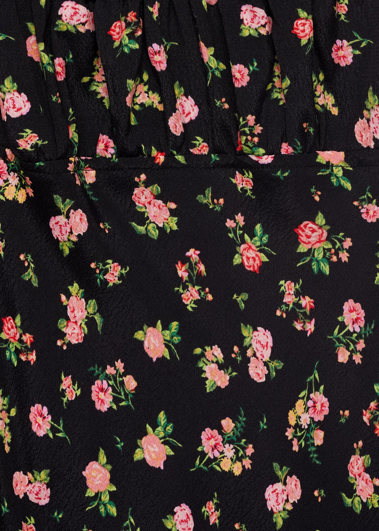 Short dress with ruched neckline - Details of the article 0