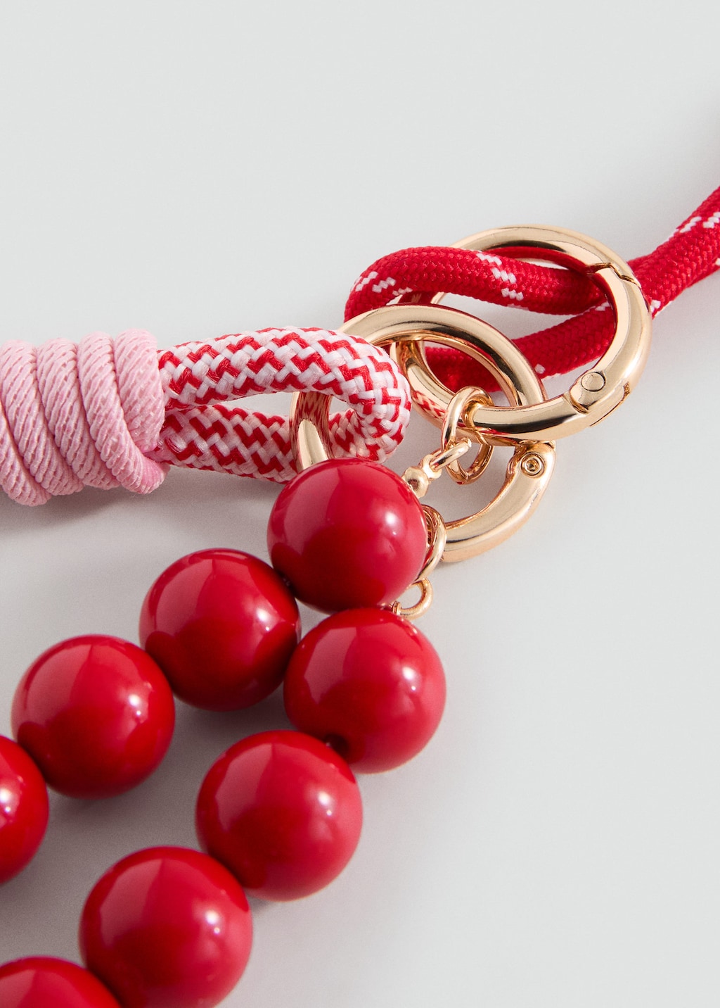 Mango Teen Combined Leading Keychain Red