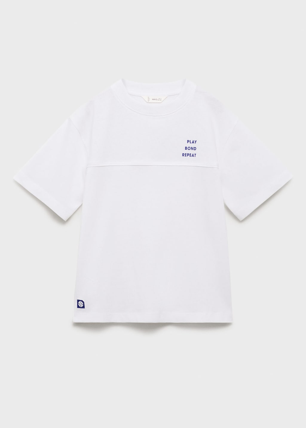 Short-sleeved printed t-shirt off white - Kids - 11-12 years - MANGO KIDS