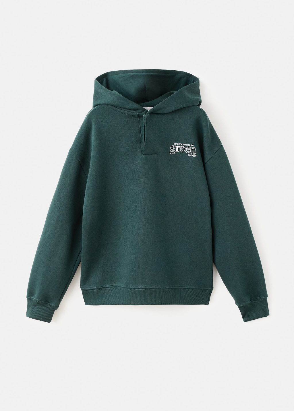 Mango Kids' Sweatshirt Reset Dark Green