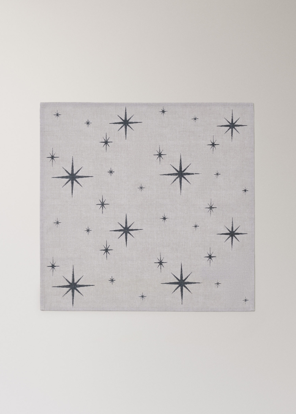 Mango Home Serviette De Ta Eve Gris - Home - 45x45cm -