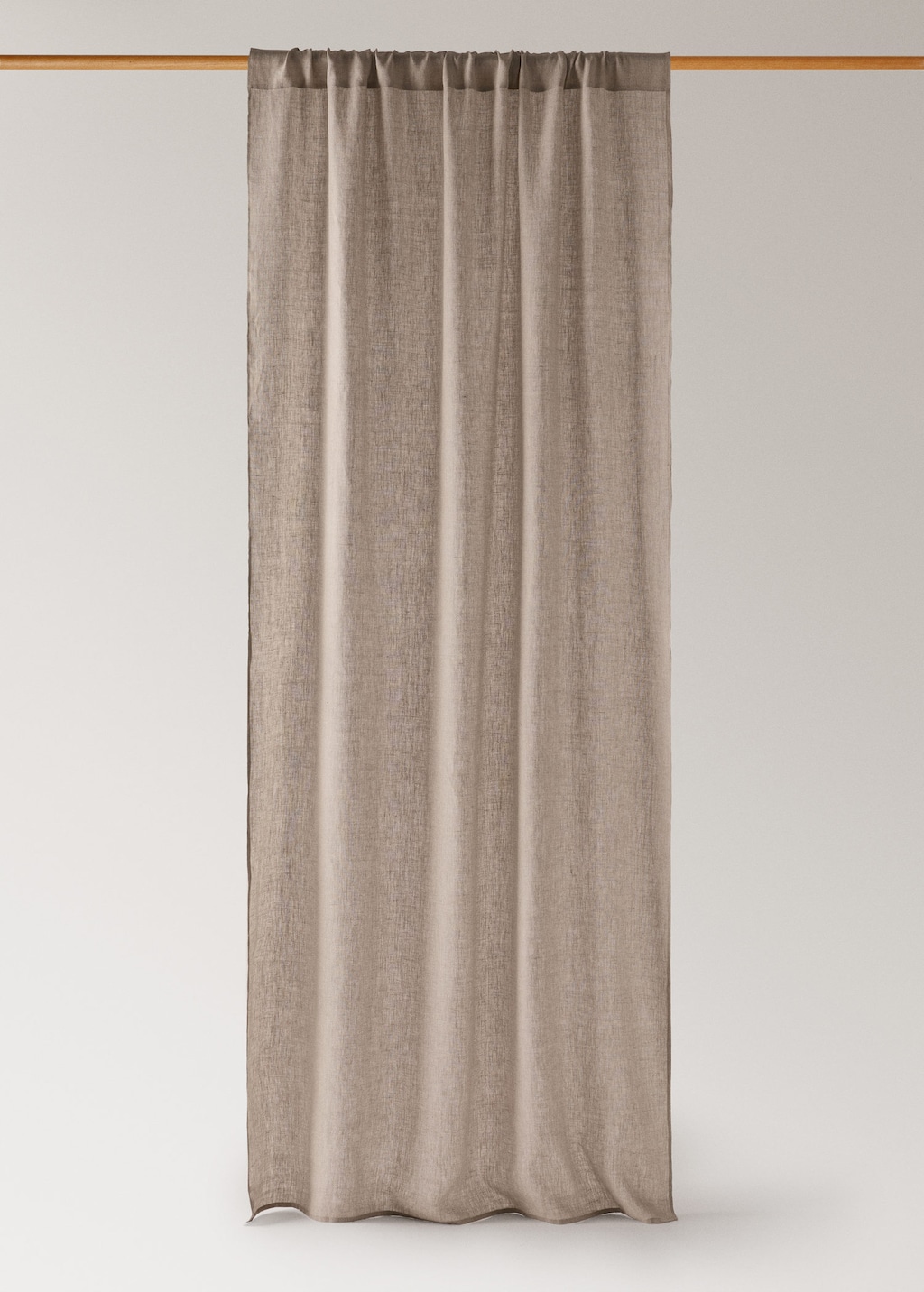 Mango Home Linen Medium-opacity Curtain Sand