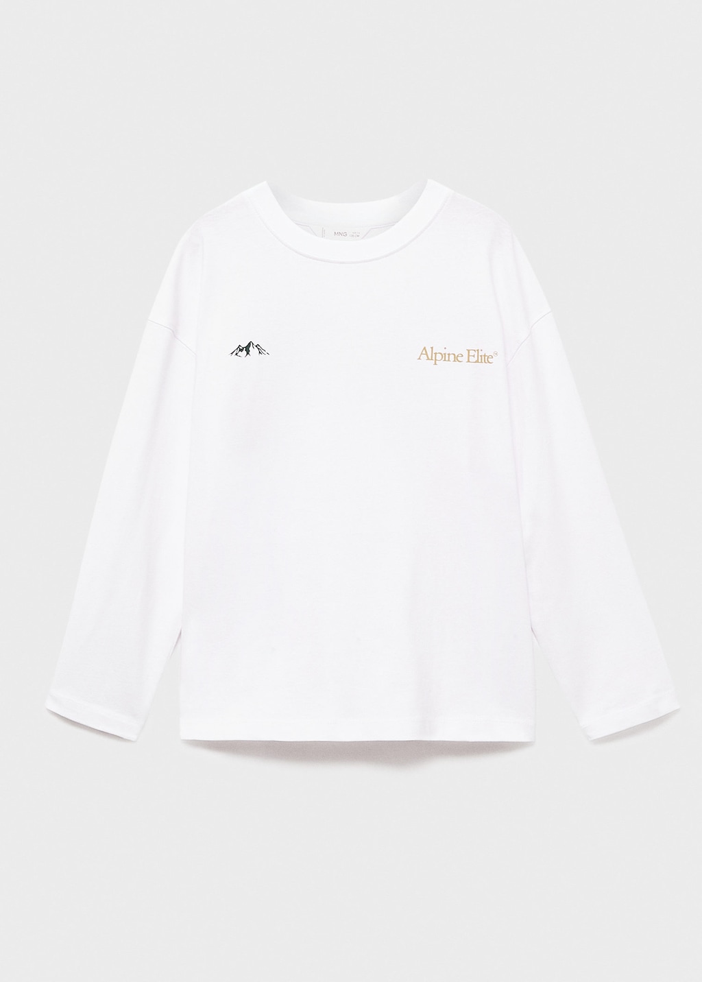 Mango Kids' T-shirt Elite Off White