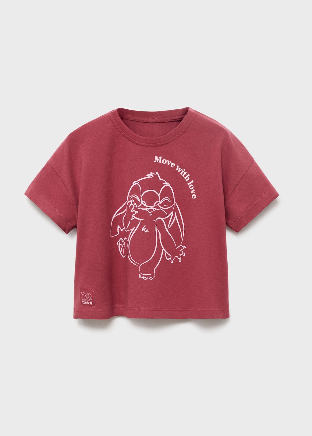 Lilo and Stitch t-shirt maroon - Kids - 7-8 years - MANGO KIDS