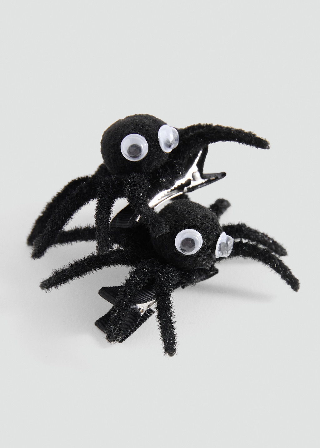 Mango Kids' Hairclip Spider Black