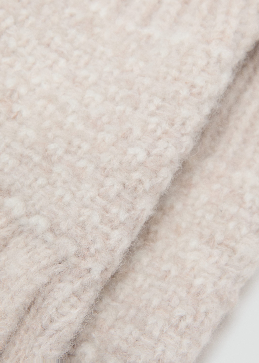 Mango Kids' Combined Knitted Glove Sand