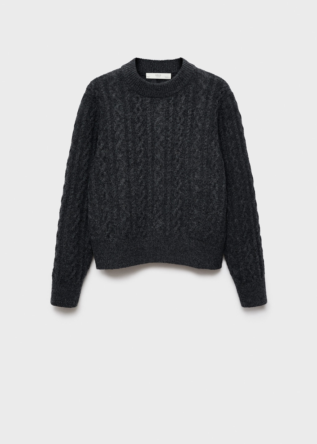 Mango Pyjama Sweater Bello Charcoal In Gray