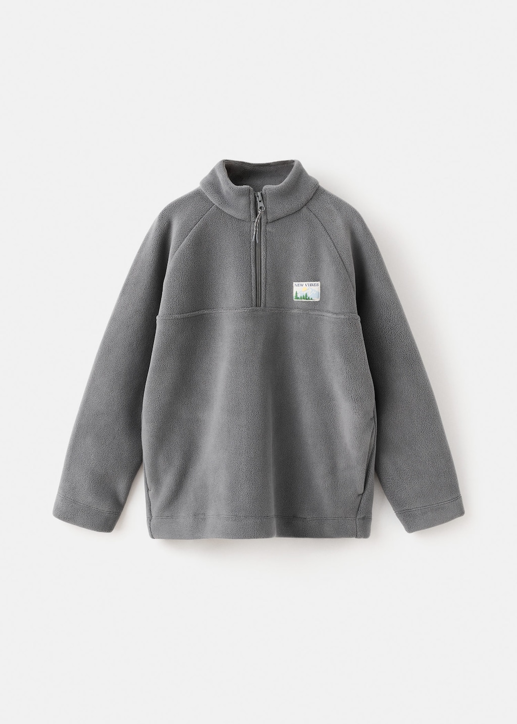 Mango Kids' Sweatshirt Cold Charcoal In Gray
