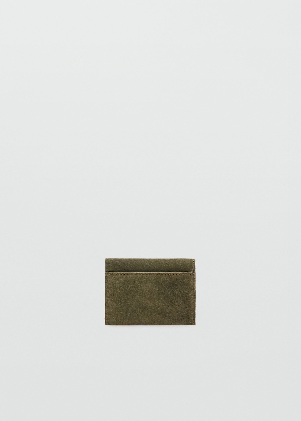 Mango Teen Studded Leather Purse Khaki In Brown