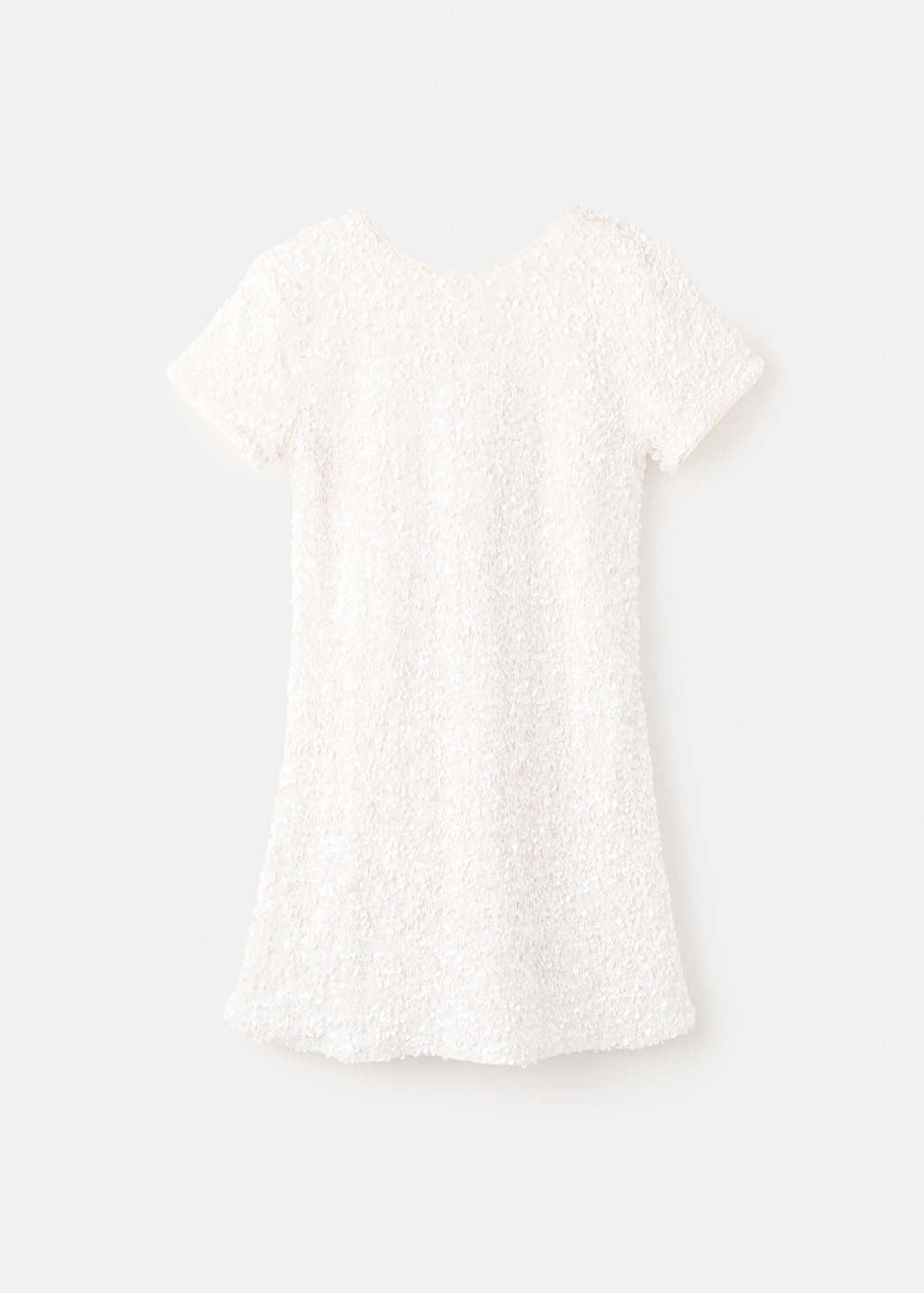 Mango Kids' Dress Blanca Off White