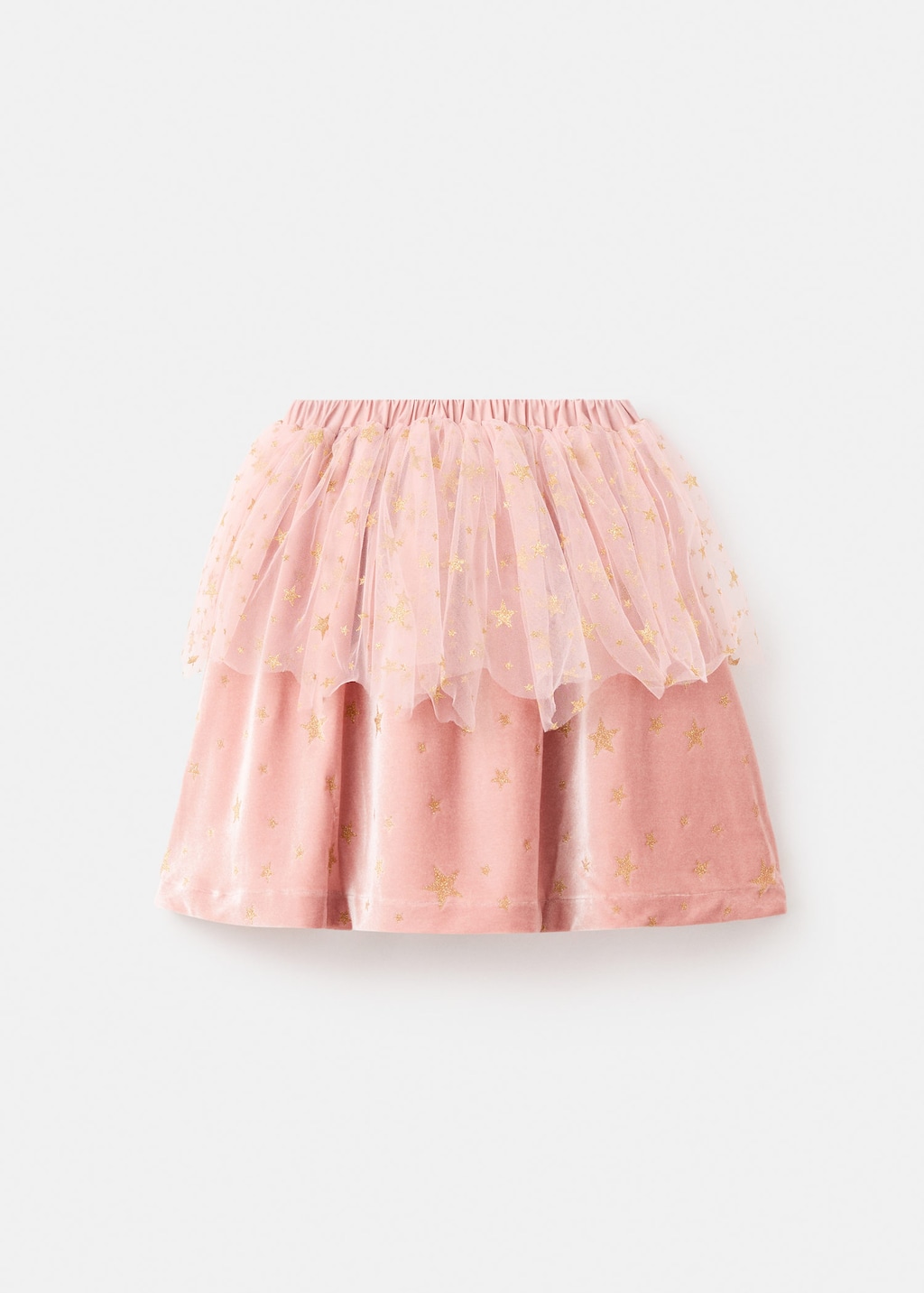 Mango Kids' Skirt Fairy Pale Pink
