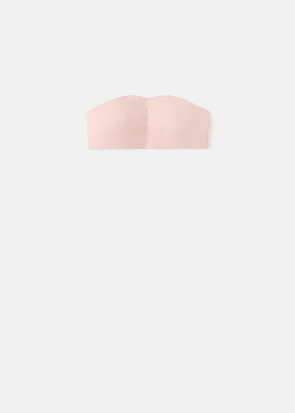 Mango Teen Bandeau Top Nude In Pink
