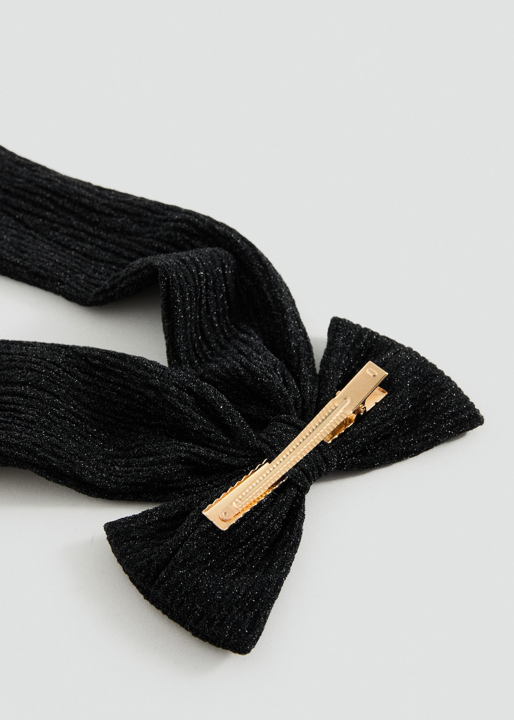 Mango Barrette Bow Noir - Enfants - Taille Unique -  Kids In Black