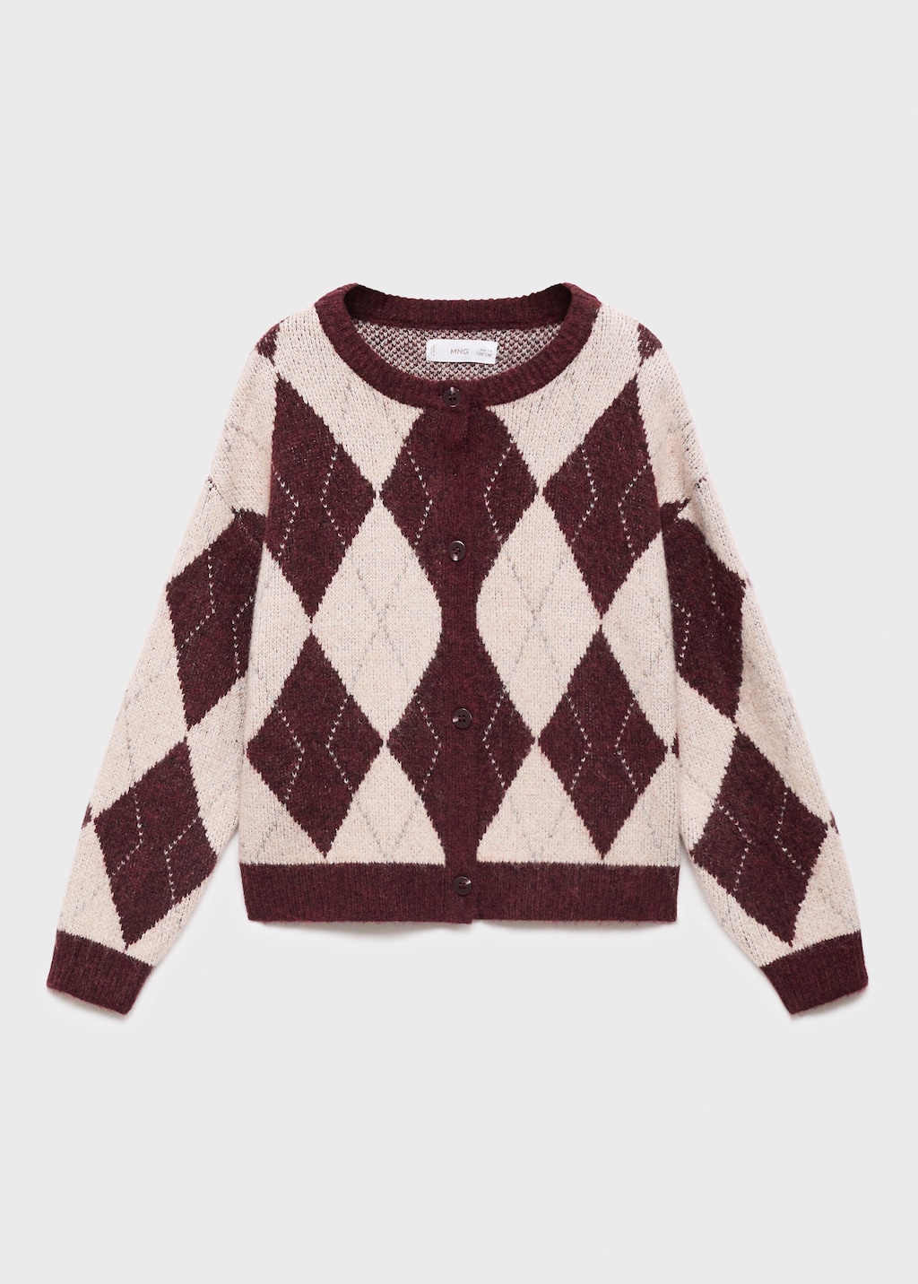 Mango Cardigan Grenat - Enfants - 11-12 Ans -  Kids In Burgundy