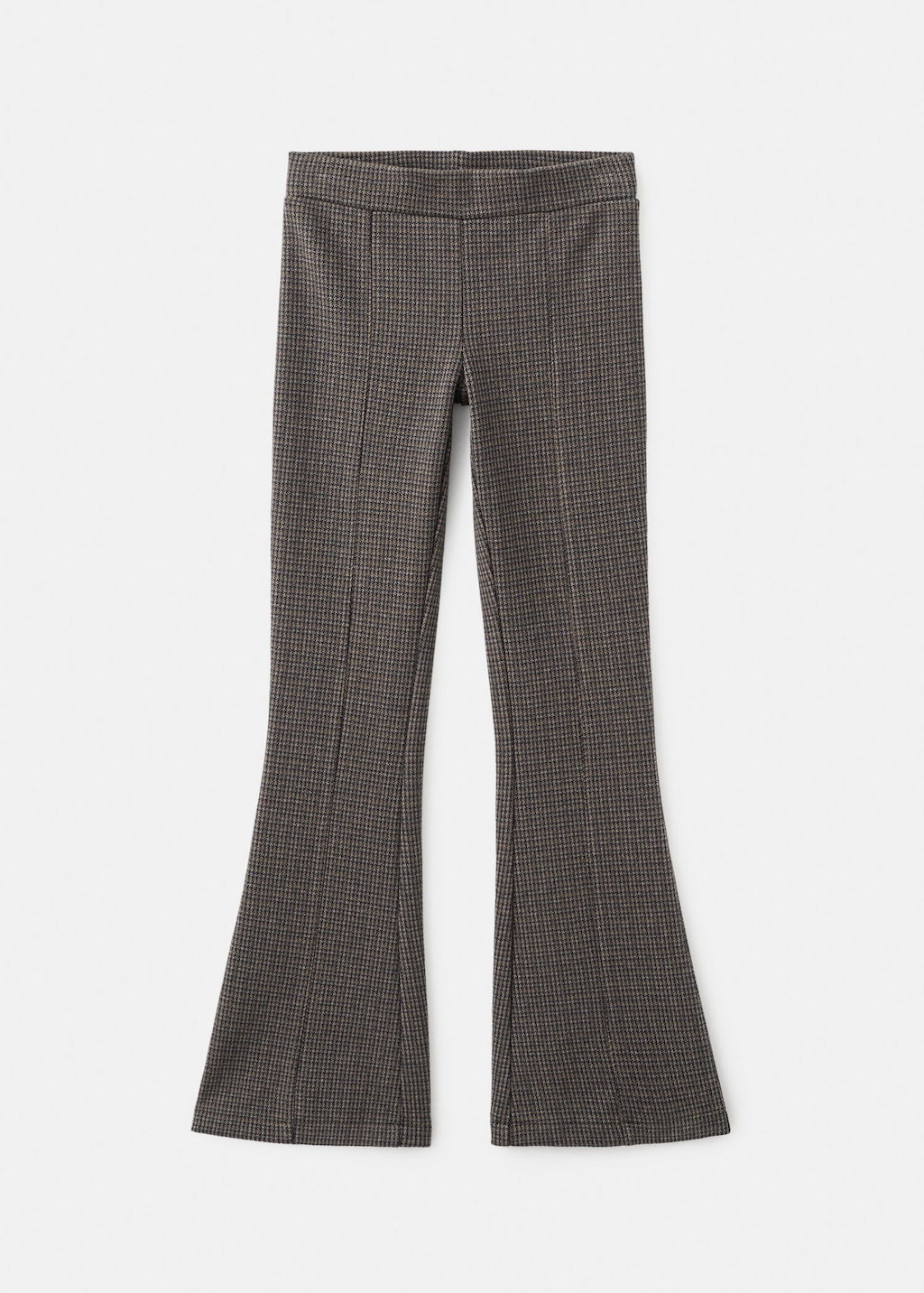 Mango Kids' Flared Leggings Brown