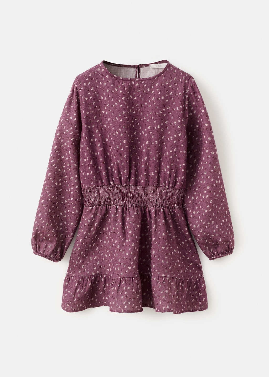 Mango Kids' Dress Selene Maroon In Multi