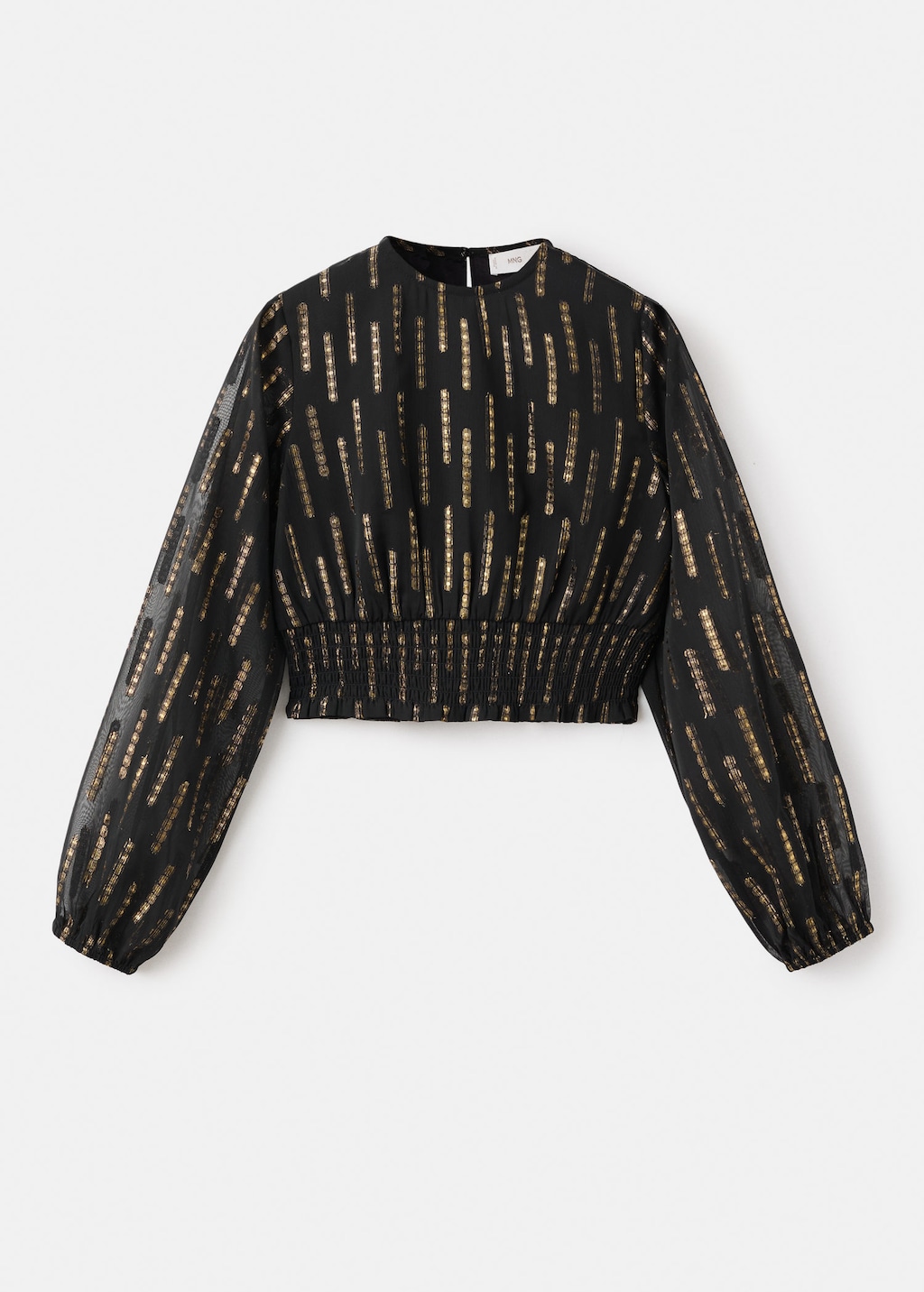 Mango Kids' Blouse Shineset Black In Multi