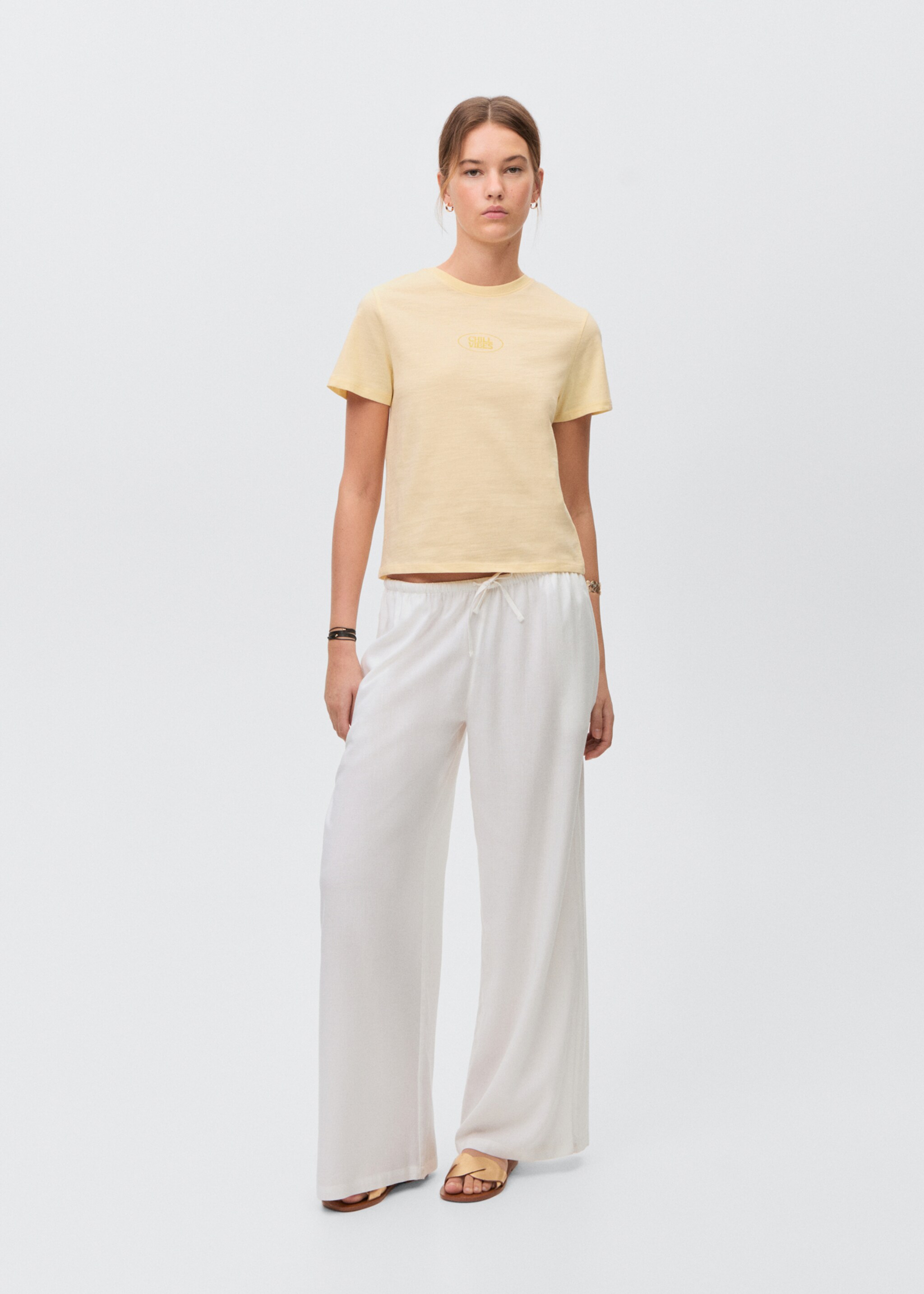 T-shirt coton imprimé - Plan général