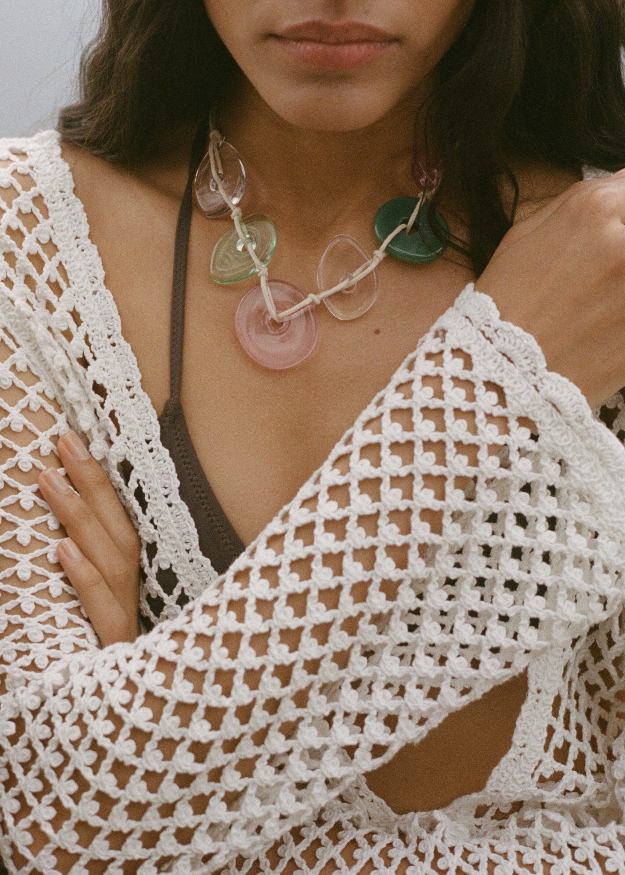 Collier pendentifs combinés - Plan général